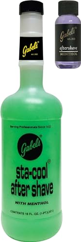 STA-COOL Astringent Aftershave Green with Menthol (16oz) and Ave 18 Aftershave (1 oz) Authentic Manufacturer Direct -  Gabel's Cosmetics Inc., SC_16oz_Green_1_ Ave 18 _1oz_1