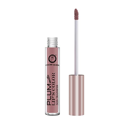 Image of Colors Queen Plum Matte Non Transfer, Water Proof, Liquid Lipstick Nude Sensation 7 ml