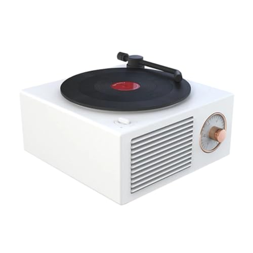 LIXSAZSE Tocadiscos Altavoz inalámbrico Universal micrófono estéreo Caja de Sonido Carga USB al Aire Libre Tocadiscos hogar Hotel