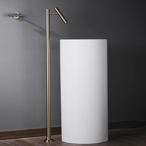 Robinet de baignoire autoportant à commande eau chaude et froide monomode précise - 6