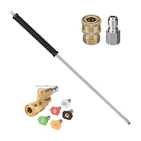 36 Inch Pressure Washer Wand Gun Replacement Lance And Power Washer Spray Nozzle Tips Cover