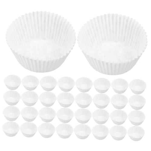 IWOWHERO 400 piezas Unidades de Moldes de Papel para Magdalenas y Muffins Mini Liners Antiadherentes para Hornear Aptos para Fiestas Bodas y Eventos Papel para Repostería Resistente Altas
