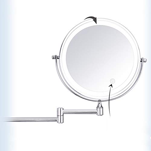 Miroir de Rasage LED Mural JCAKES en Finition de Luxe Durable - 4