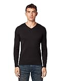 [page_title]-TOM TAILOR Herren Pullover & Strickjacken Schlichter Strickpullover Black,M