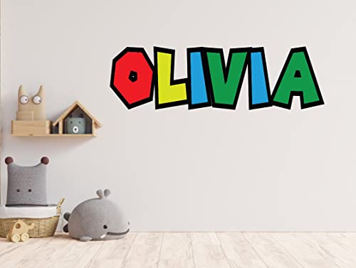 Vinilo decorativo personalizado con nombre, 15 pulgadas ancho miniatura 6