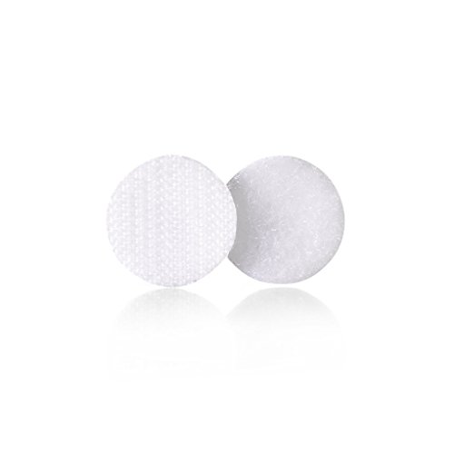 VELCRO® Brand - Sticky Back - 3/4" Coins, 200 Sets - White - Image 3