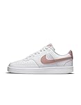 NIKE Women's Court Vision Low Next Nature Sneaker, White/Pink Oxford, 5 UK