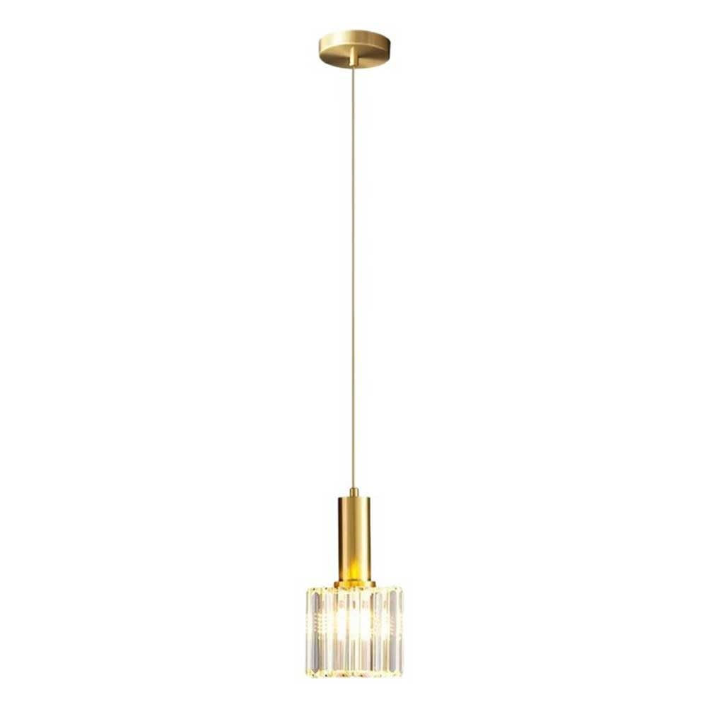 Lámpara de cristal K9 con cable ajustable para isla de cocina 7
