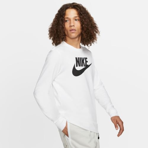 Nike M NSW Ls Tee Icon Futura t-shirt manches longues pour le week-end