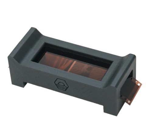 Negativhalter 35mm – Filmhalter zur Digitalisierung analoger Filme – 36 Bilder in unter 1 Minute – Ideal für Scannen mit DSLR (Mattschwarz ohne Echtholz)