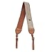 NovelGoal Adjustment Shoulder Strap for DSLR & Micro SLR Camera Carrying Strap Comfortable and Simple Camera Strap (Brown)