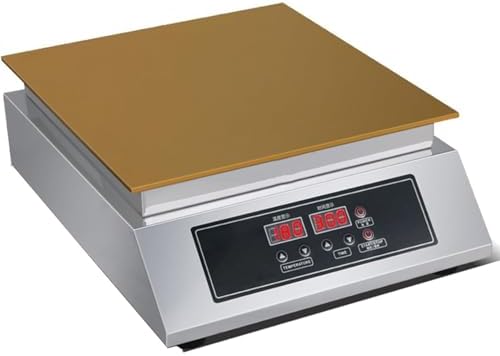 Commercial Souffle Machine & Pancake Maker - Electric Griddle with Digital Display for Fluffy Dorayaki, Muffins & Pancakes - Single/Double Plate Design