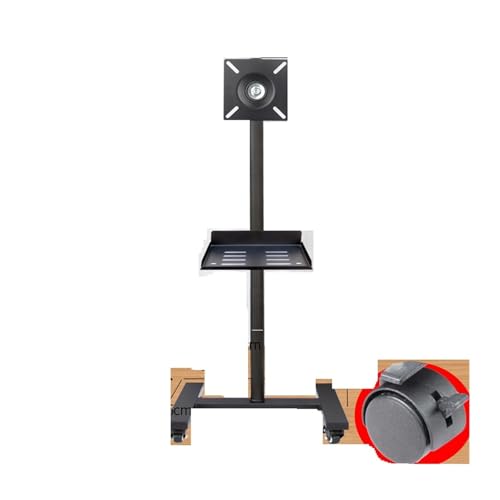 Support de sol pour écran avec roulettes et rotation horizontale