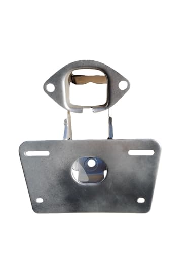 Soporte luz trasera CT70 1974 pieza de freno trasero de moto plata