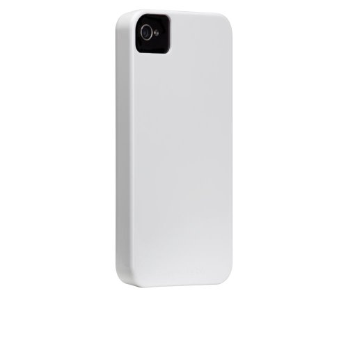 Case Mate   Funda para Apple iPhone 4/4S   diseño mate, color blanco brillante