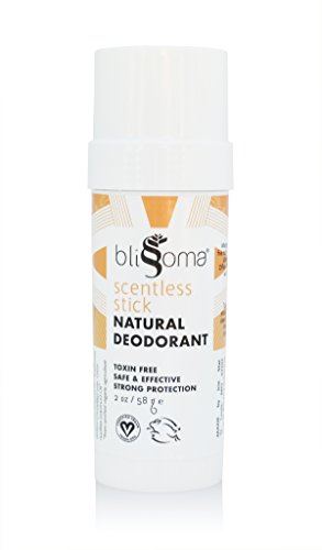Scentless Stick Natural Deodorant - Unscented, Toxin-free, Extra Strength Solid