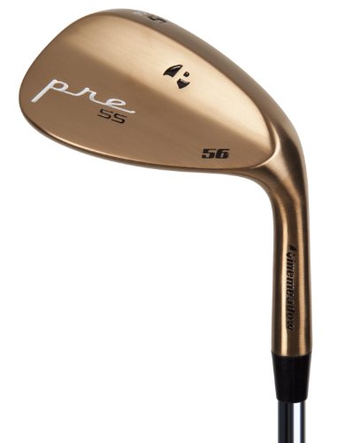 Pinemeadow Golf Pre Bronze Wedge, Left Hand, Steel, Regular, 56-Degree #TOP8