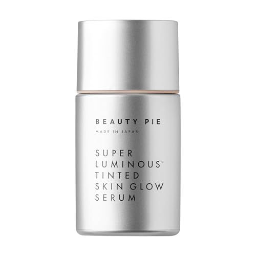 Beauty Pie Superluminous Tinted Skin Glow Serum – Light/Medium Shade | Skincare-Makeup Hybrid with Sheer to Light Coverage, Dewy Radiant Finish, Hyaluronic Acid & Peptides