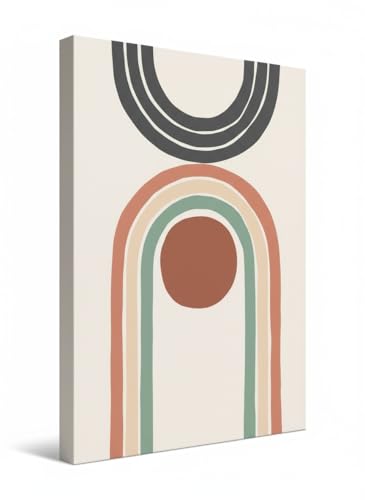 Impression d'art Boho Soleil pour décorer un salon chaleureux avec une affiche géométrique