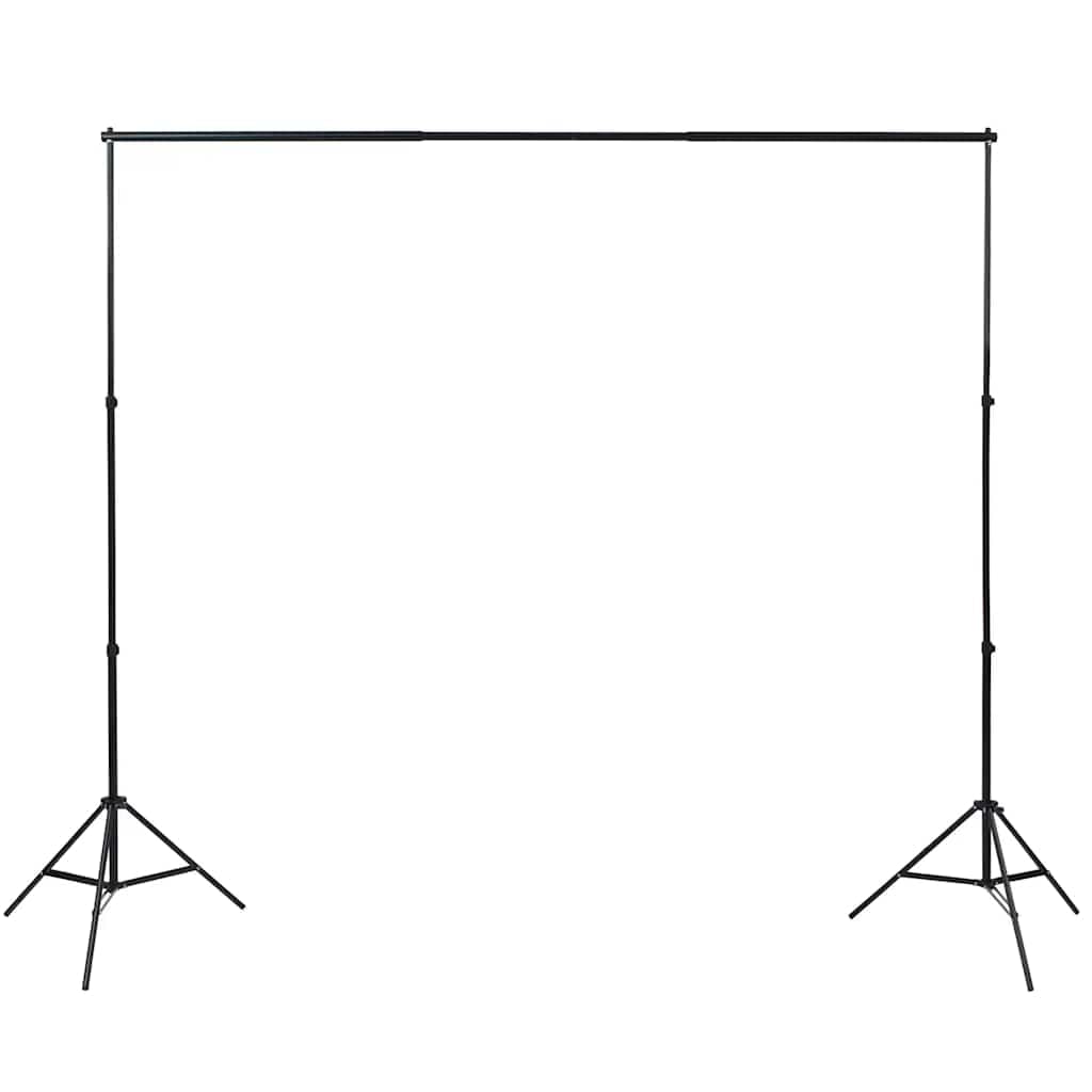 vidaXL Fotostudio-Set mit Beleuchtung und Hintergrund, Studio-Kit, Tageslicht-Lampe, Studio-Beleuchtung-Set, Studio-Licht, Fotografie-Licht