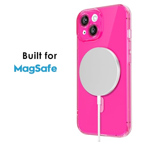 Coque iPhone 14 MagSafe transparente mignonne et résistante aux chocs - 3