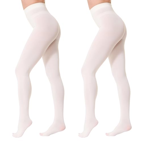 Image of EVERSWE 2 Pairs Pack Women's Opaque Tights