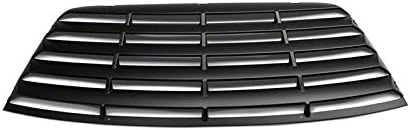 Rear Window Louvers | Retro Fastback Style ABS Rear Window Cover | Lift-Off One-Piece Design with Easy No-Drill Installation | Compatible with 2008–2023 Dodge Challenger