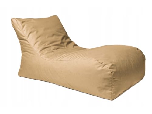 Slevobox Puff Salon Sofá 60x70x125cm - Puff Exterior Impermeable y para Interiores - Bean Bag XXL para Adultos y Niños - Decoracion Habitacion para Salón y Dormitorio