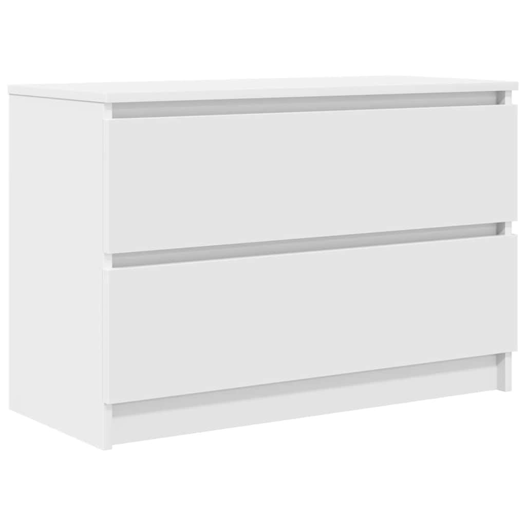 vidaXL Mobile Porta TV Bianco 80x35x54 cm in Legno Multistrato
