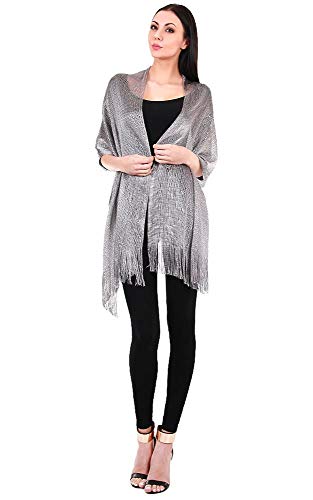 Plum Feathers Evening Wraps And Shawls Formal, Dressy Metallic Sparkle Shawl Wrap Evening Wear, Sheer Womens Party Dresses2