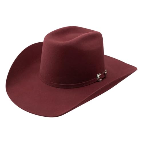 Resistol Cody Johnson 3X Burgundy Thunder Hill 4.25in Brim Hat Burgandy 63/4
