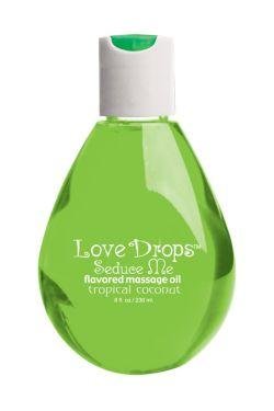 Love Drops Seduce Me Coconut Massage Oil & Lubricant!