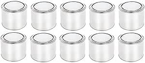 BenBow Tinplate can 16.91 fl oz (500 ml) with press-in lid - airtight, opaque, empty, round - storage/candle container - 100 pieces — image 1