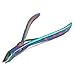 LAJA IMPORTS Titanium Coated Cuticle Nipper, Multi-Color, 4 INCH