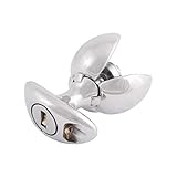TERNENCE Metal Opening Lotus Anal Plugs Heavy Duty 304 Stainless Steel Adjustable Anus Lock Trainer Butt Expander with Handles Sex Toys Adult Games (GS100)