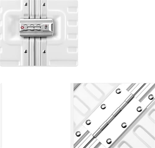 Suitcase Luggage Hard Shell Checked Luggage with Aluminum Frame,No Zipper Suitcase with Spinner Wheels Suitcase with Wheels4