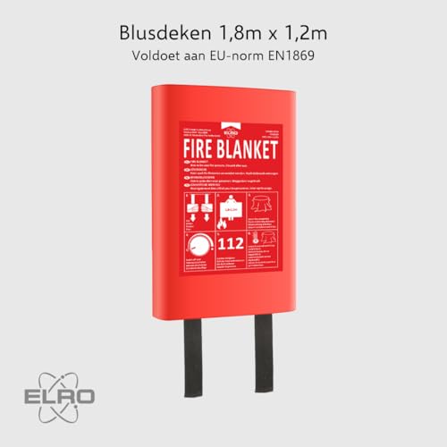 Couverture anti-feu ELRO FB1812H boîtier rigide pour stopper un feu de graisse - 3