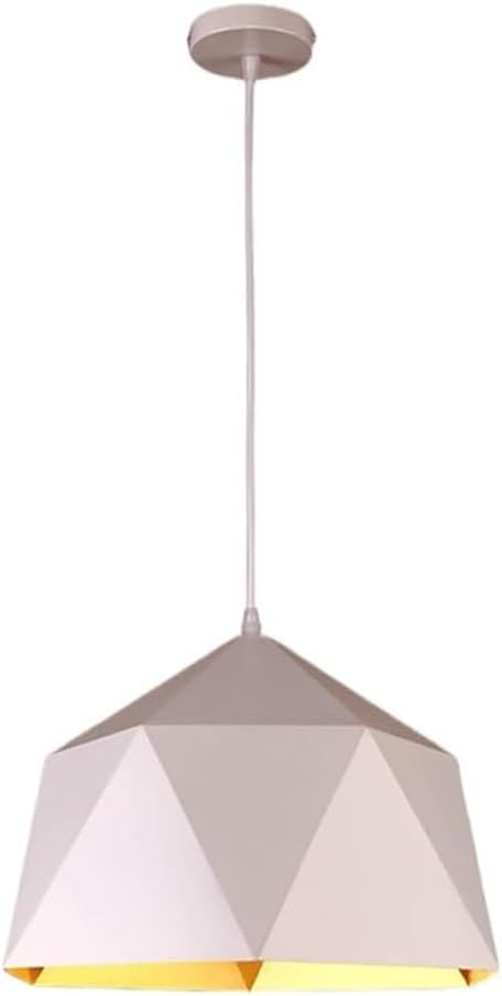 Suspension industrielle vintage luminaire fer noir anti-éblouissement plafonnier 45cm