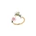 Produktbild Nobrand Fresh Pink Flower Ring Öffnung Simple Persönlichkeit Ring