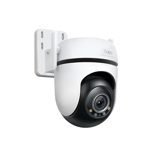 Tapo C52A 360° Überwachungskamera Außen, 2K 4MP, Starlight Farbe Nachtsicht, KI-Erkennung, Bewegungsverfolgung, WLAN oder Ethernet, microSD-Karte bis zu 512 GB