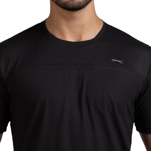Image of Black Panther Mens Polyester Acti Fit Half Sleeve T-Shirt