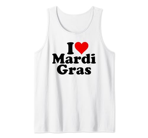 ME ENCANTA EL CARNAVAL DE MARDI GRAS MARTES DE GRAS Camiseta sin Mangas
