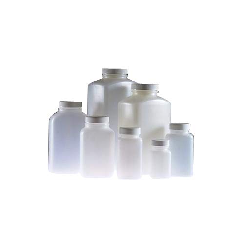 Qorpak PLC-09352 HDPE Wide Mouth Oblong Bottle with 33-400 White Polypropylene Unlined Cap, 2 oz, Natural (Pack of 950)
