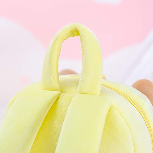 Mochila Infantil com Boneca Removível Gloveleya Spring Girl Classíca Amarela