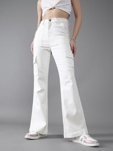 Image of Dolce Crudo High Rise Bootcut Jeans for Women