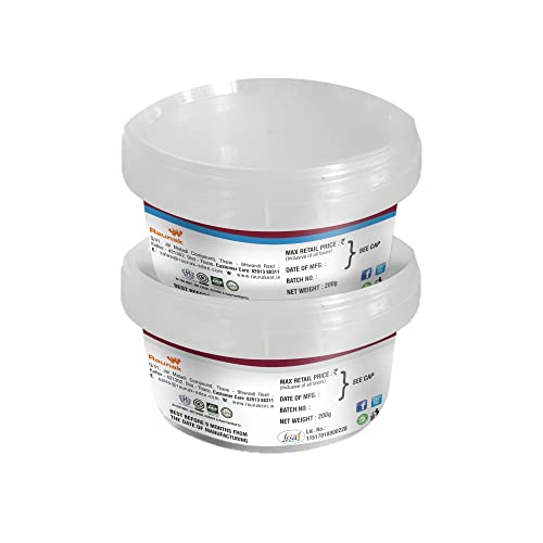 Image of BLOSSOM White - Blue Sugar Paste /Fondant for Cake Decorating, 200g - Pack of 2 (400g Total Pack Size)