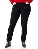 BOSS Damen Fran STR MR C 1.0 Regular-Fit Samt-Jeans aus Baumwoll-Mix Schwarz 32