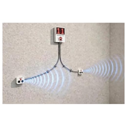 Garage Parking Assistant - Park your vehicle precisely and consistently. Large Digital Display to show the distance from the wall - No more scratched bumper !