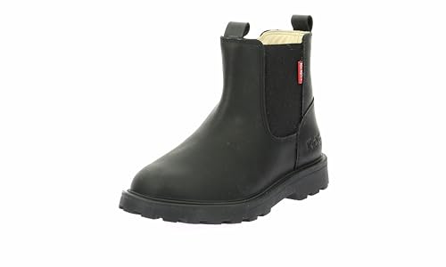 Kickers Jungen Unisex Kinder Kick Bluta Stiefelette, Schwarz, 32 EU