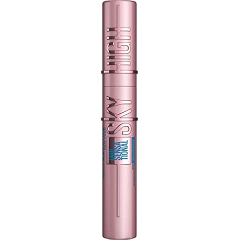 Maybelline New York Lash Sensational Sky High Mascara, Volumising & Lengthening Mascara, Waterproof Flake-Free Formula Infused with Bamboo Extract & Fibres, Very Black, 7 ml Cover